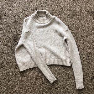 American Eagle Cropped Turtleneck Sweater